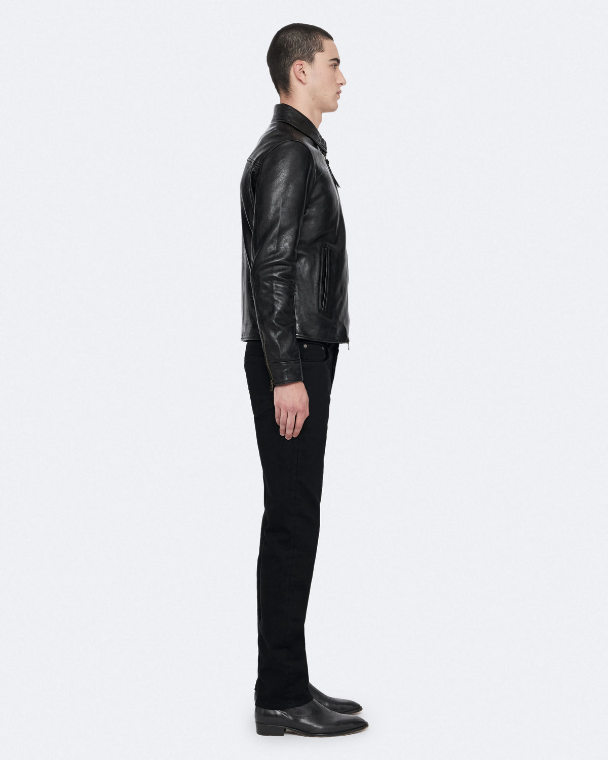 Miller Leather Jacket Black