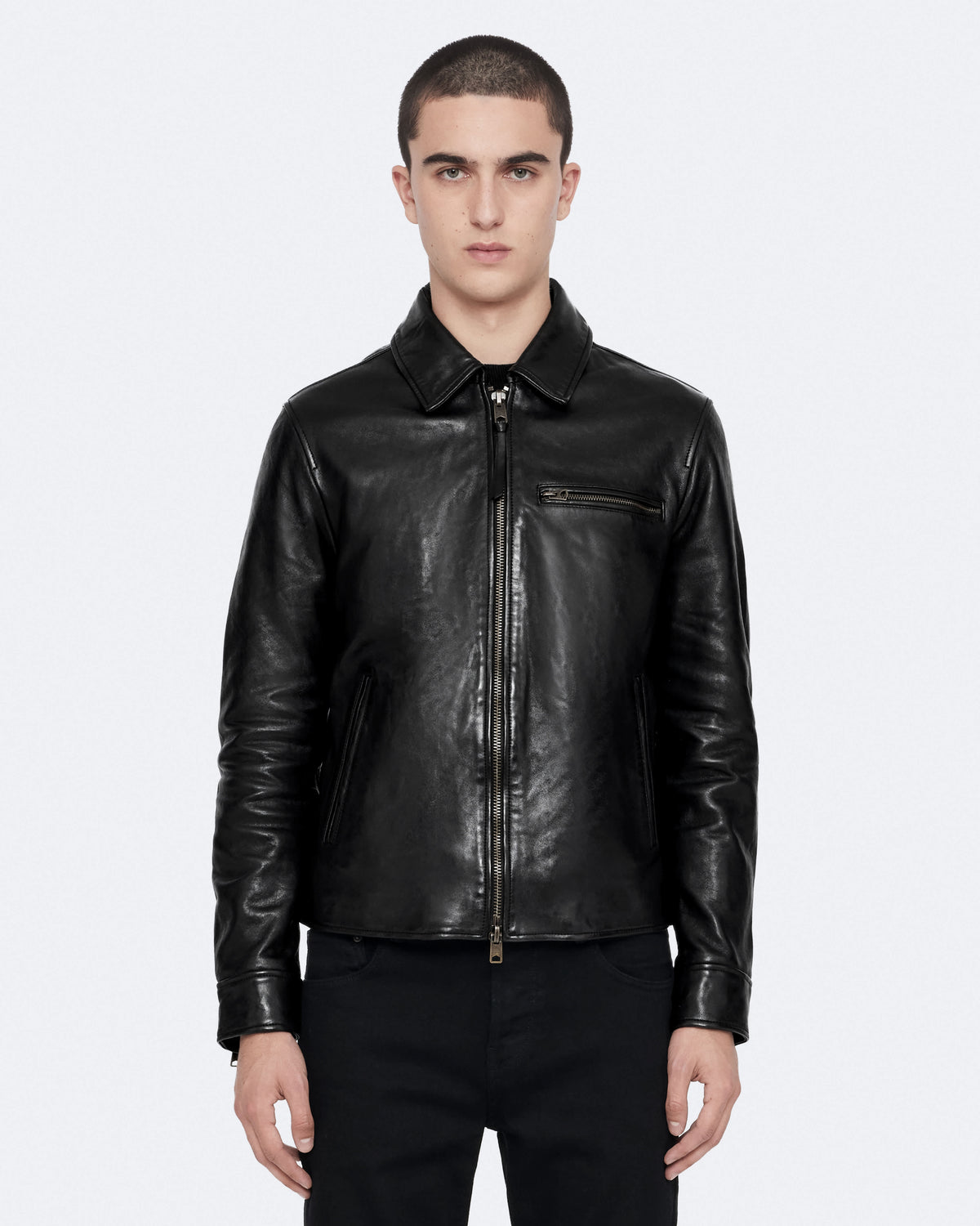 Miller Leather Jacket Black