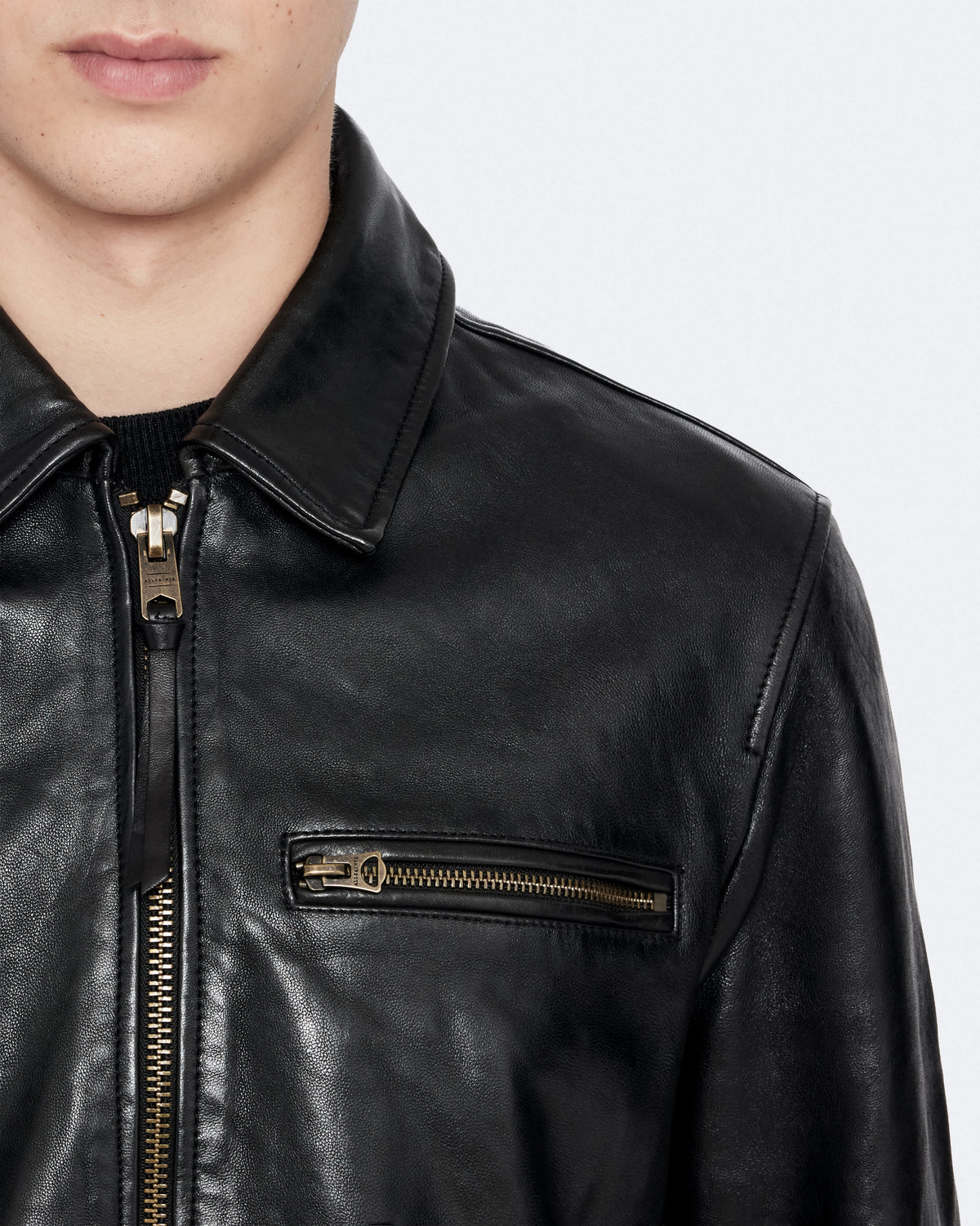 Miller Leather Jacket Black