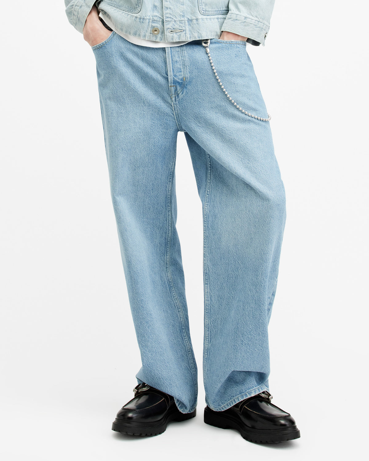 Lenny Loose Fit Wide Leg Denim Jeans