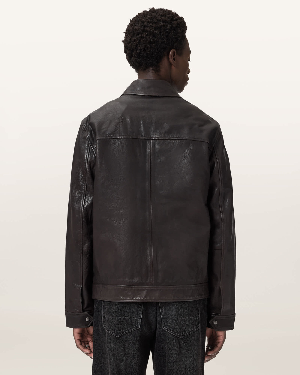 Nates Leather Jacket TRAIL BROWN