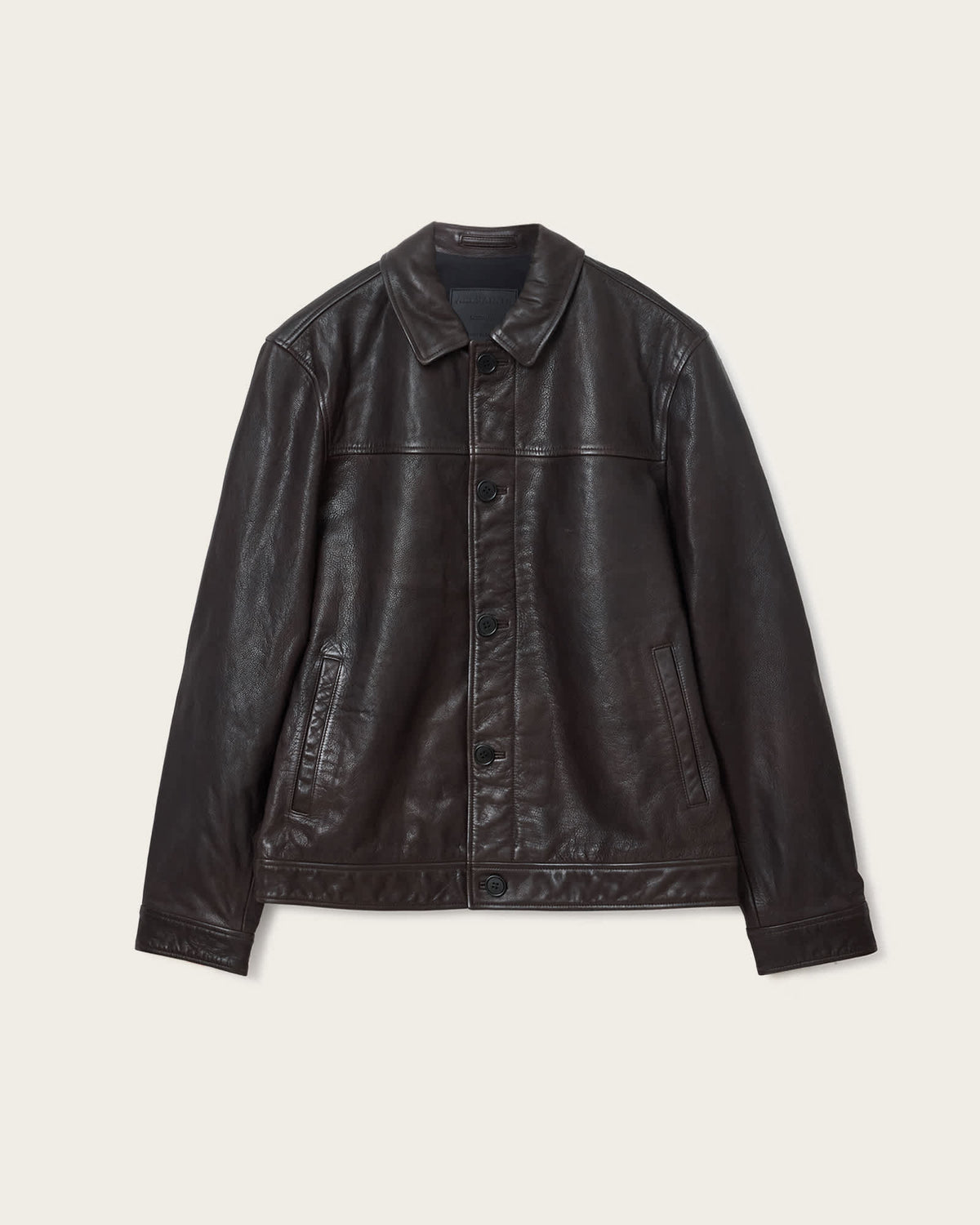 Nates Leather Jacket TRAIL BROWN