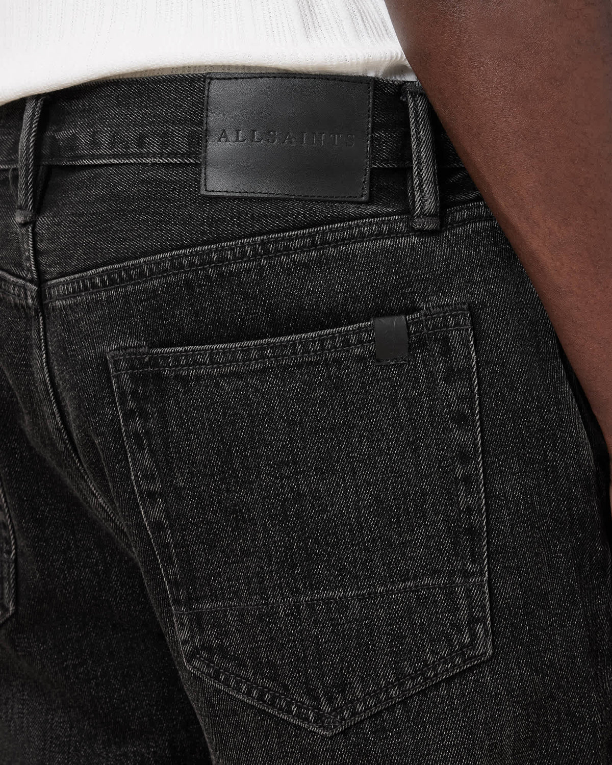 Lenny Loose Fit Wide Leg Denim Jeans Washed Black