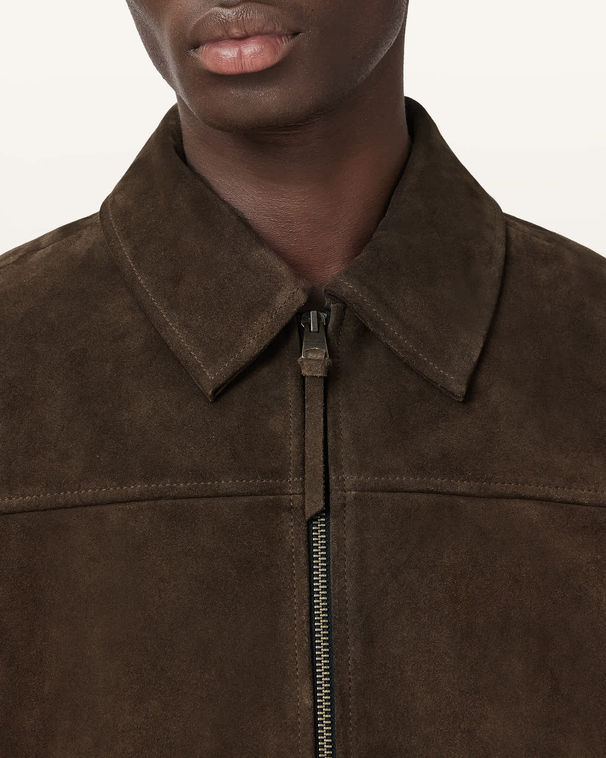 Rhone Suede Jacket COCOA BROWN