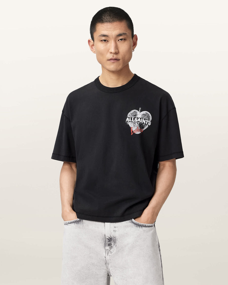 Reflect Short Sleeve Graphic T-Shirt Washed Black