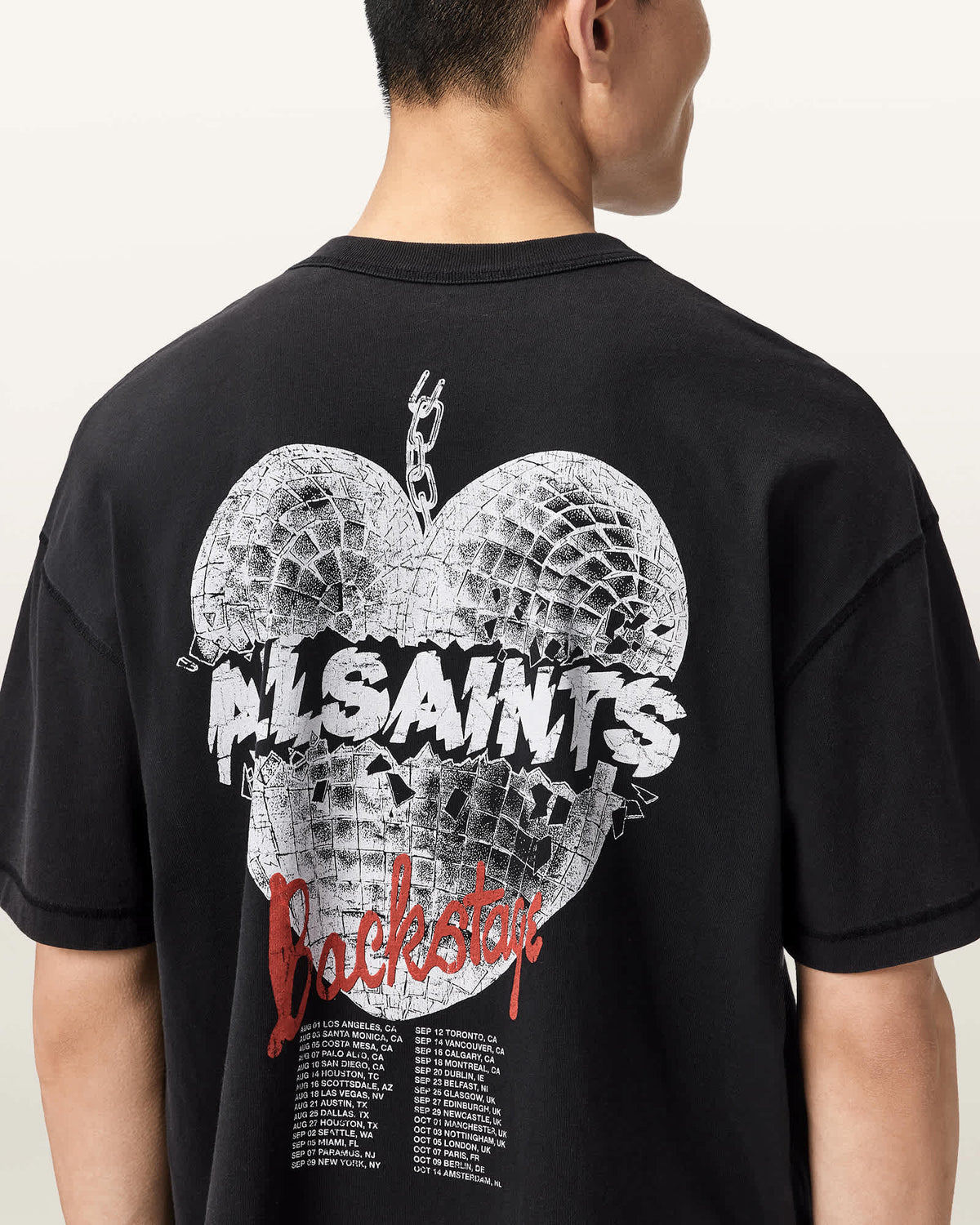 Reflect Short Sleeve Graphic T-Shirt Washed Black