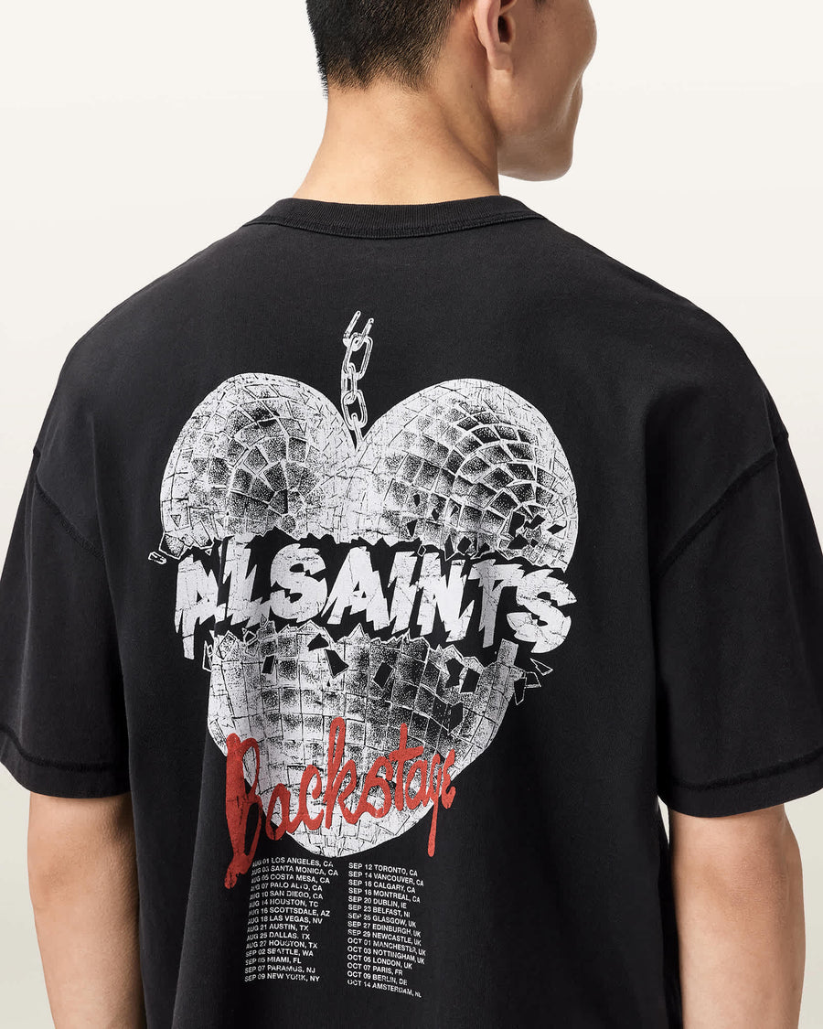 Reflect Short Sleeve Graphic T-Shirt Washed Black