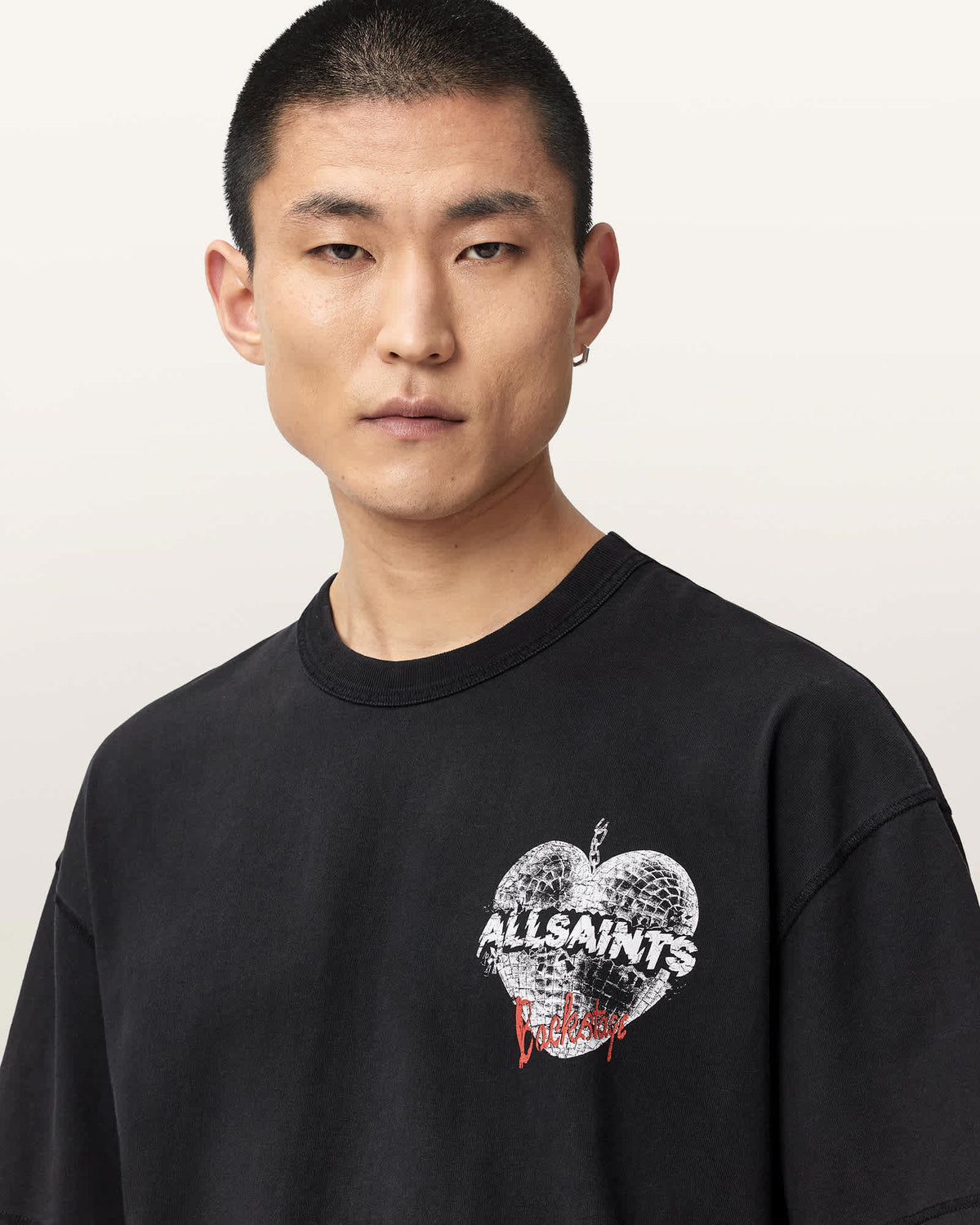 Reflect Short Sleeve Graphic T-Shirt Washed Black