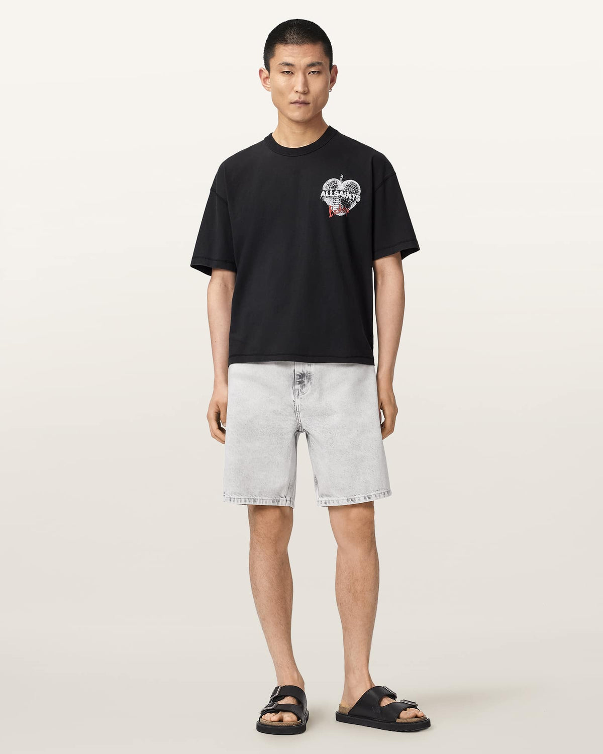 Reflect Short Sleeve Graphic T-Shirt Washed Black