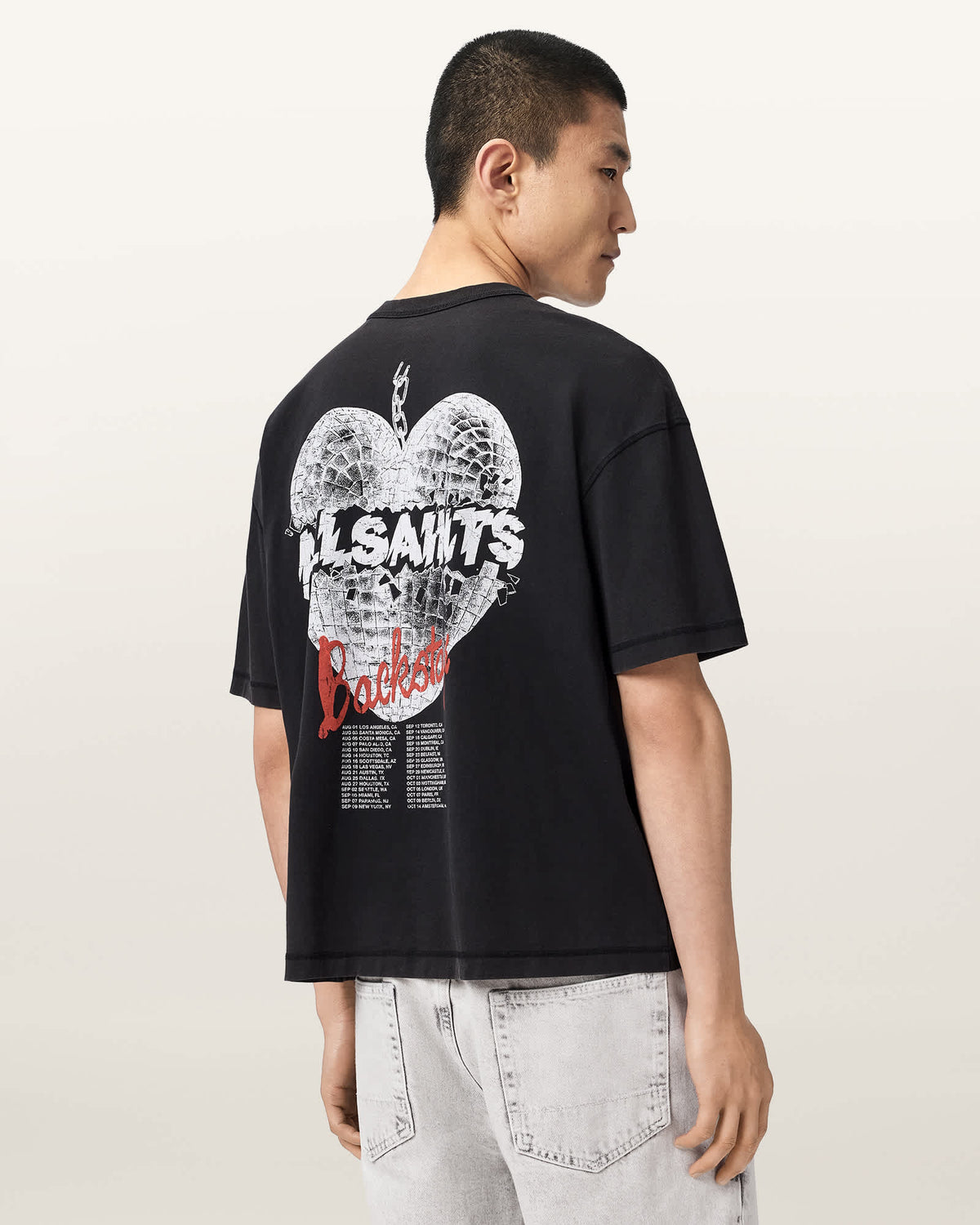 Reflect Short Sleeve Graphic T-Shirt Washed Black