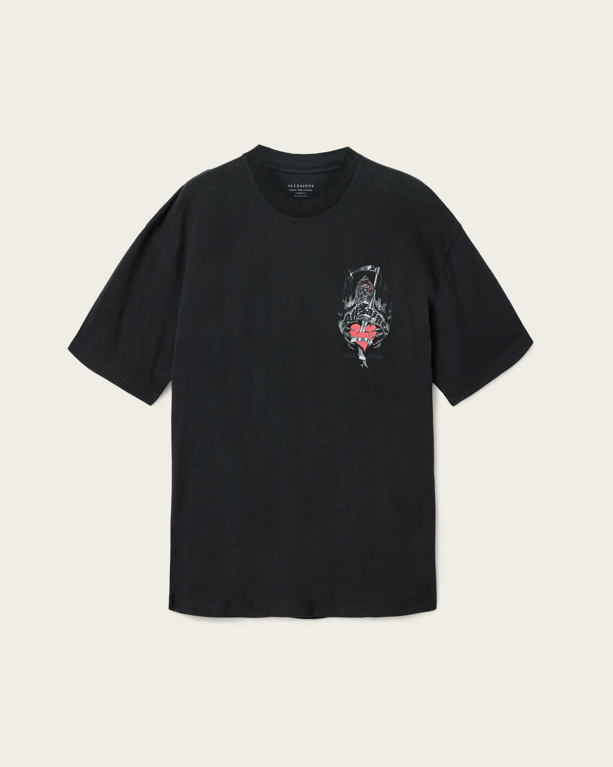 Reflect Short Sleeve Graphic T-Shirt Washed Black