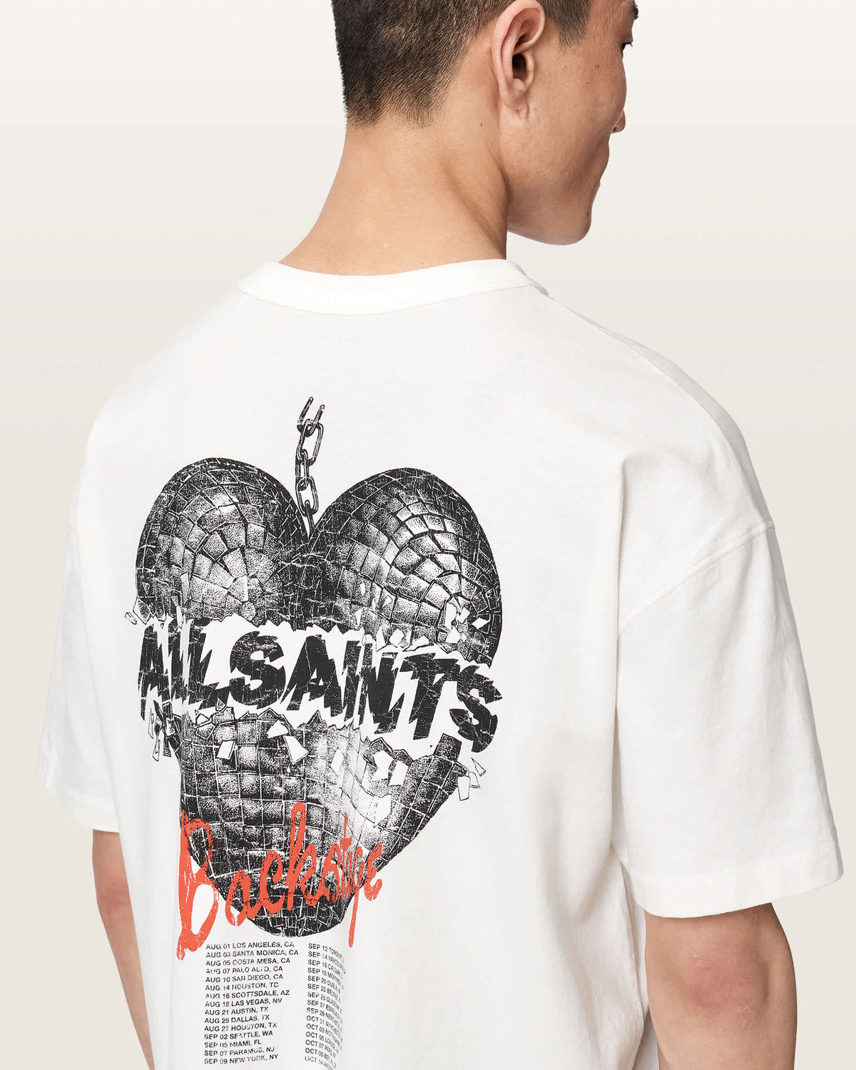 Reflect Short Sleeve Graphic T-Shirt Chalk White
