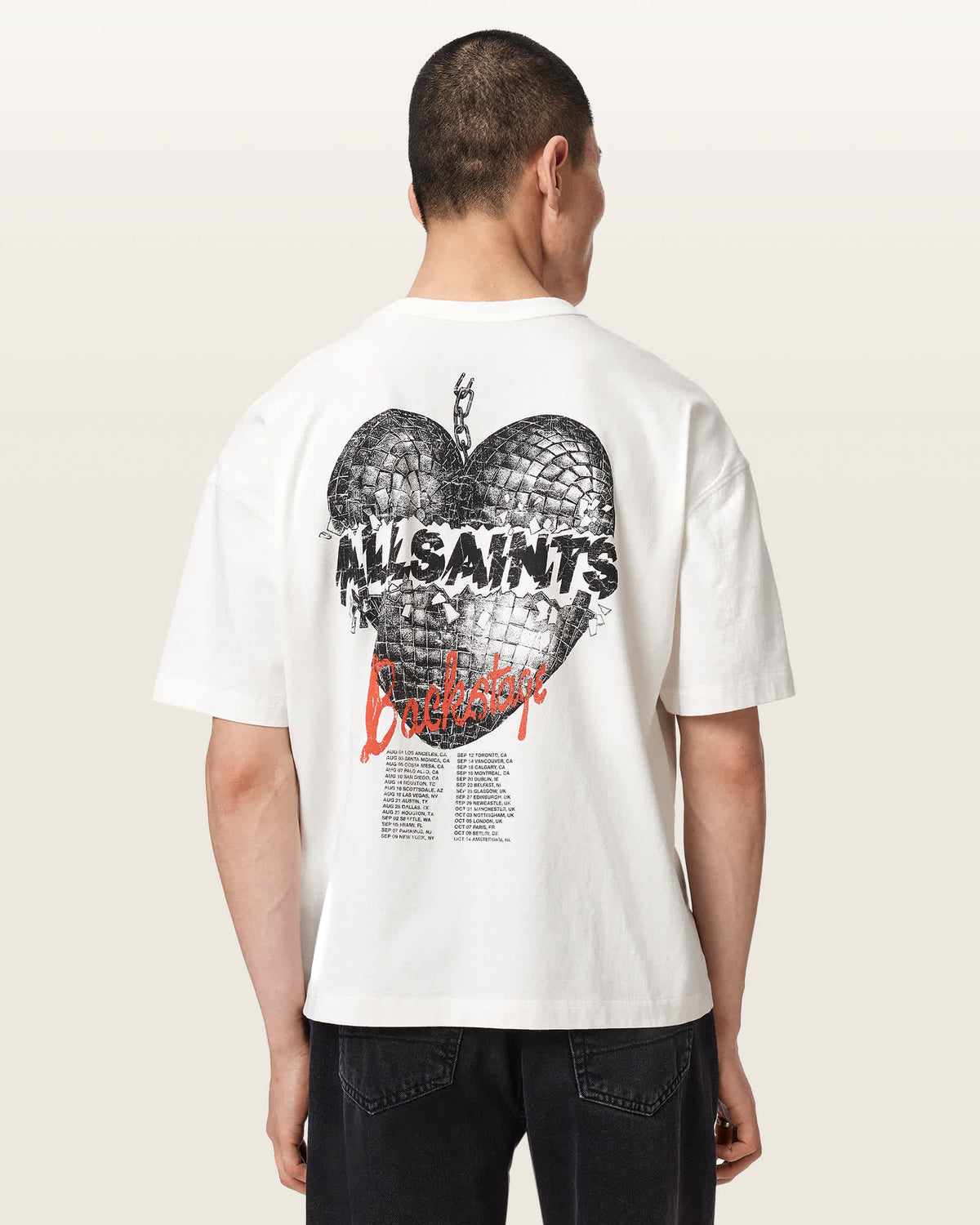 Reflect Short Sleeve Graphic T-Shirt Chalk White