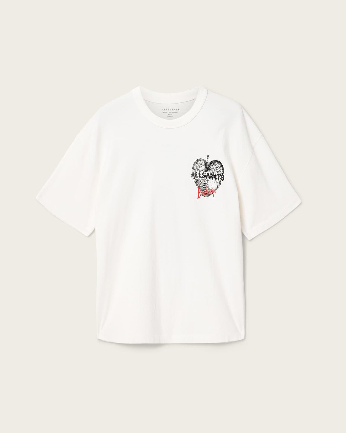 Reflect Short Sleeve Graphic T-Shirt Chalk White