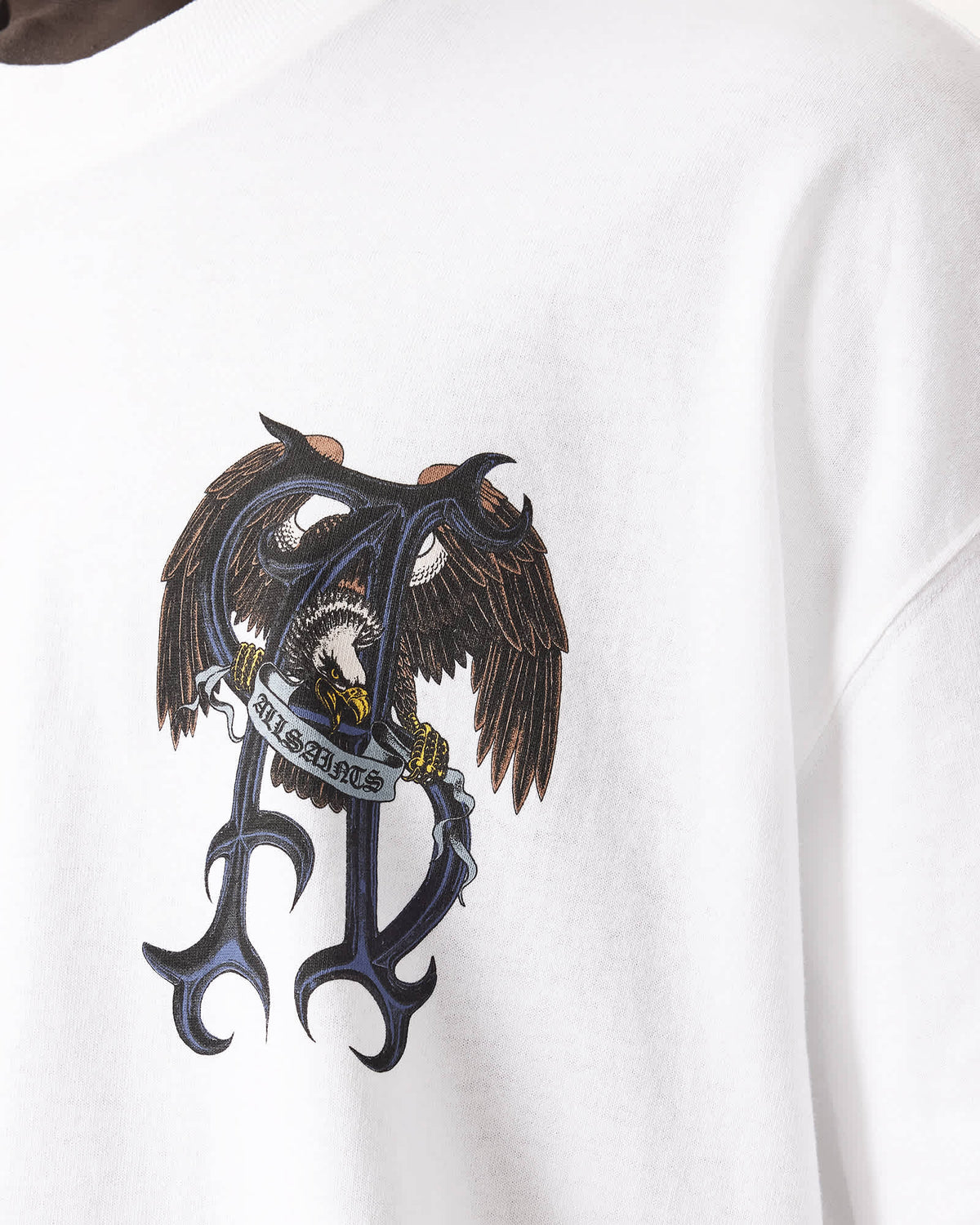 Raptour Oversized Graphic T-Shirt Optic White