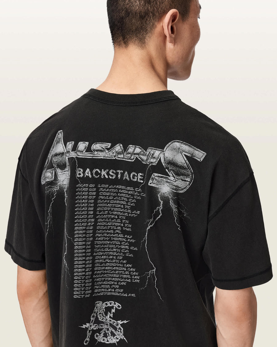 Iron Tiger Short Sleeve Graphic T-Shirt Washed Black