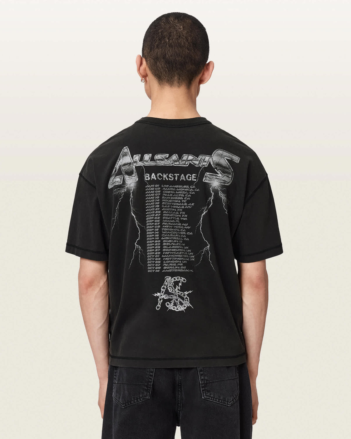 Iron Tiger Short Sleeve Graphic T-Shirt Washed Black