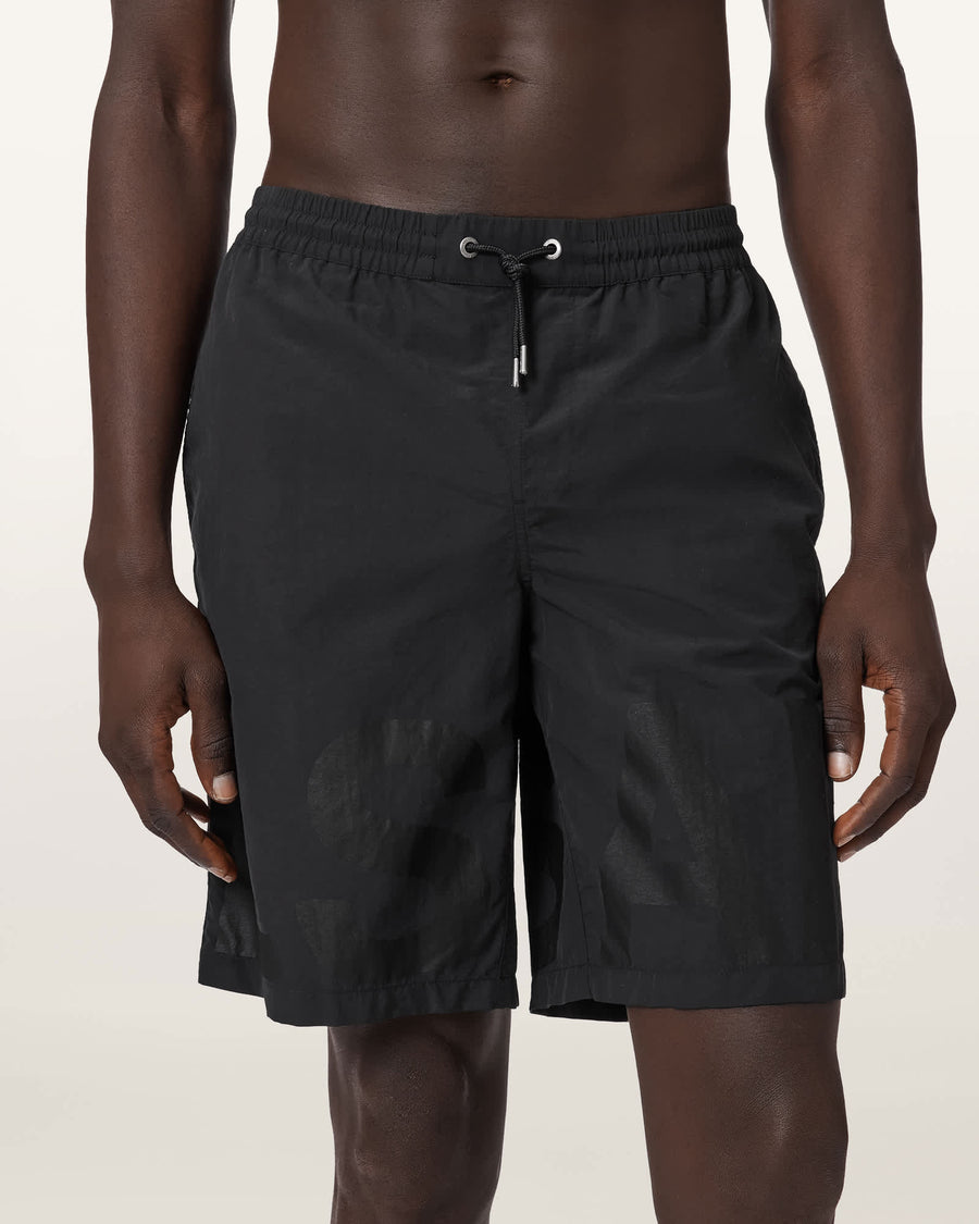 Biggy Slim Fit Swim Shorts Washed Black