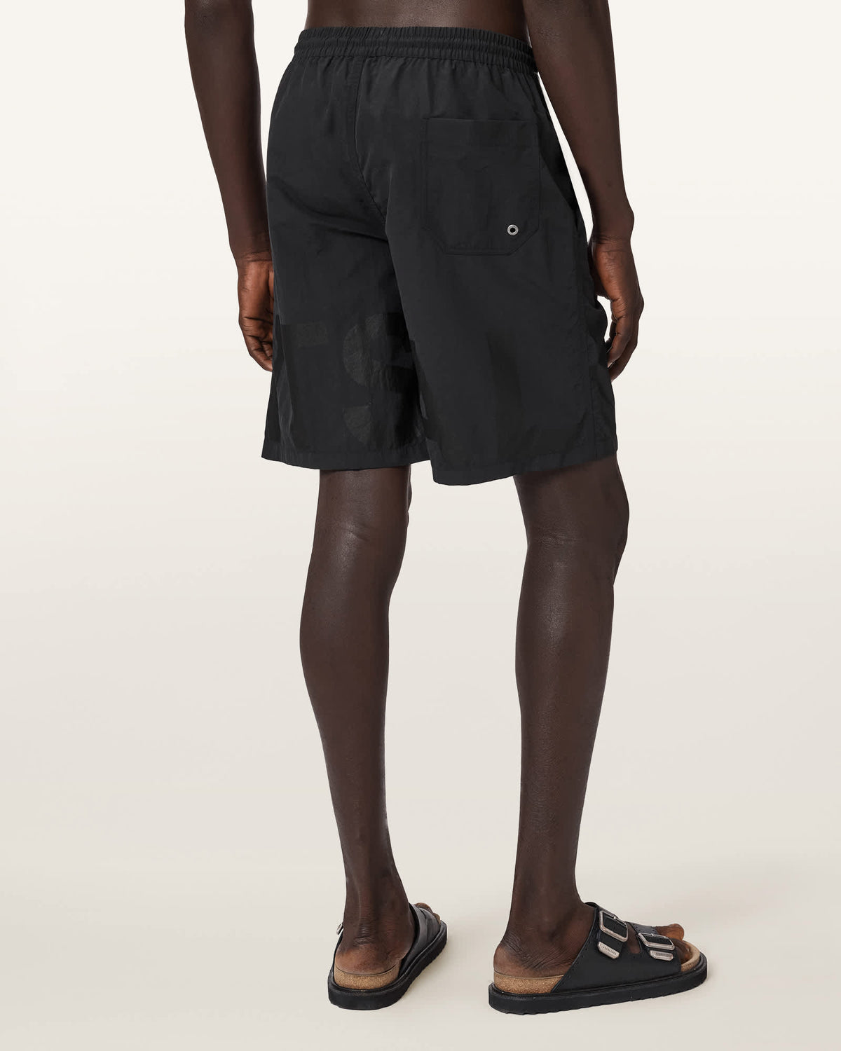 Biggy Slim Fit Swim Shorts Washed Black