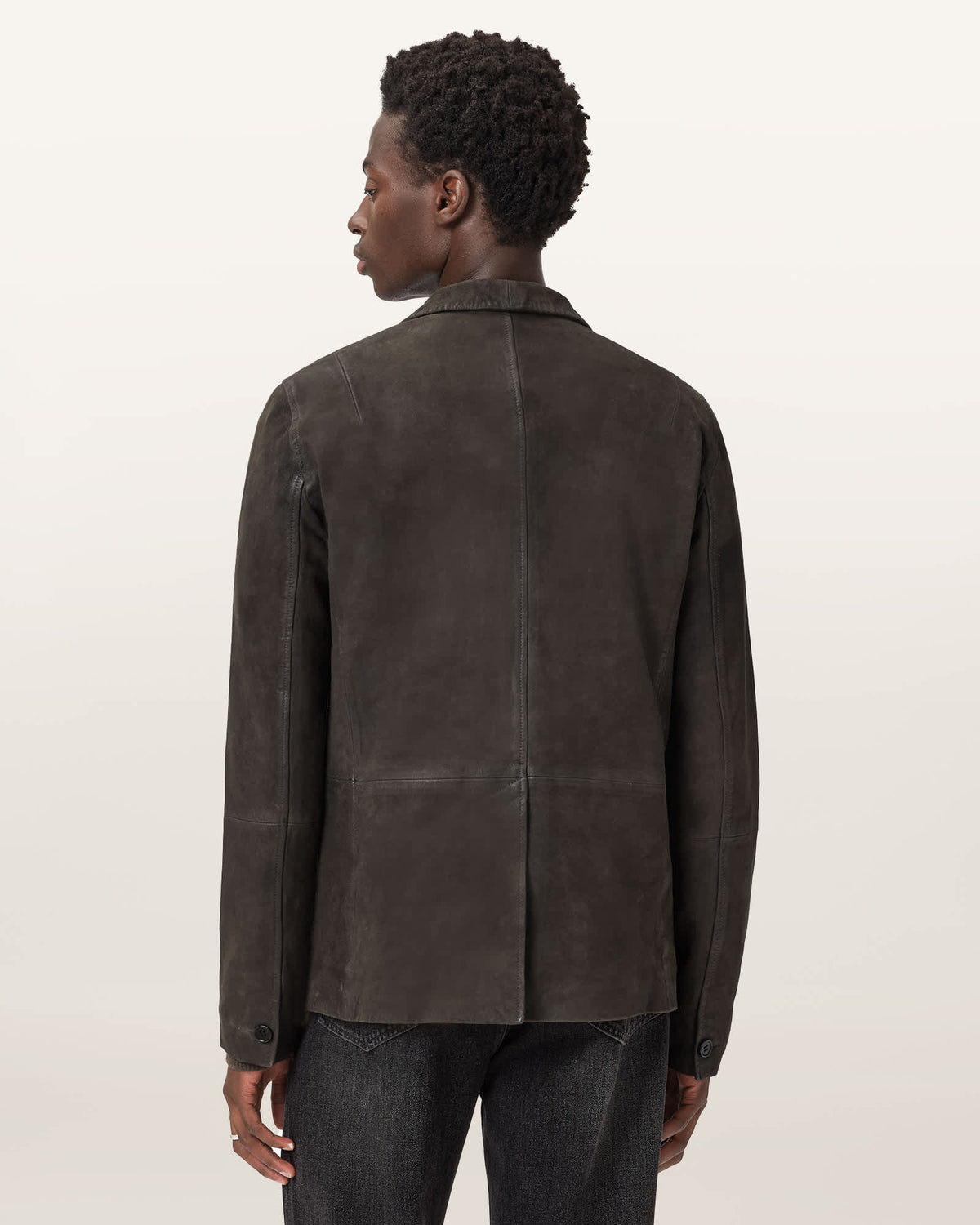 Monet Waxed Suede Blazer MOLE BROWN