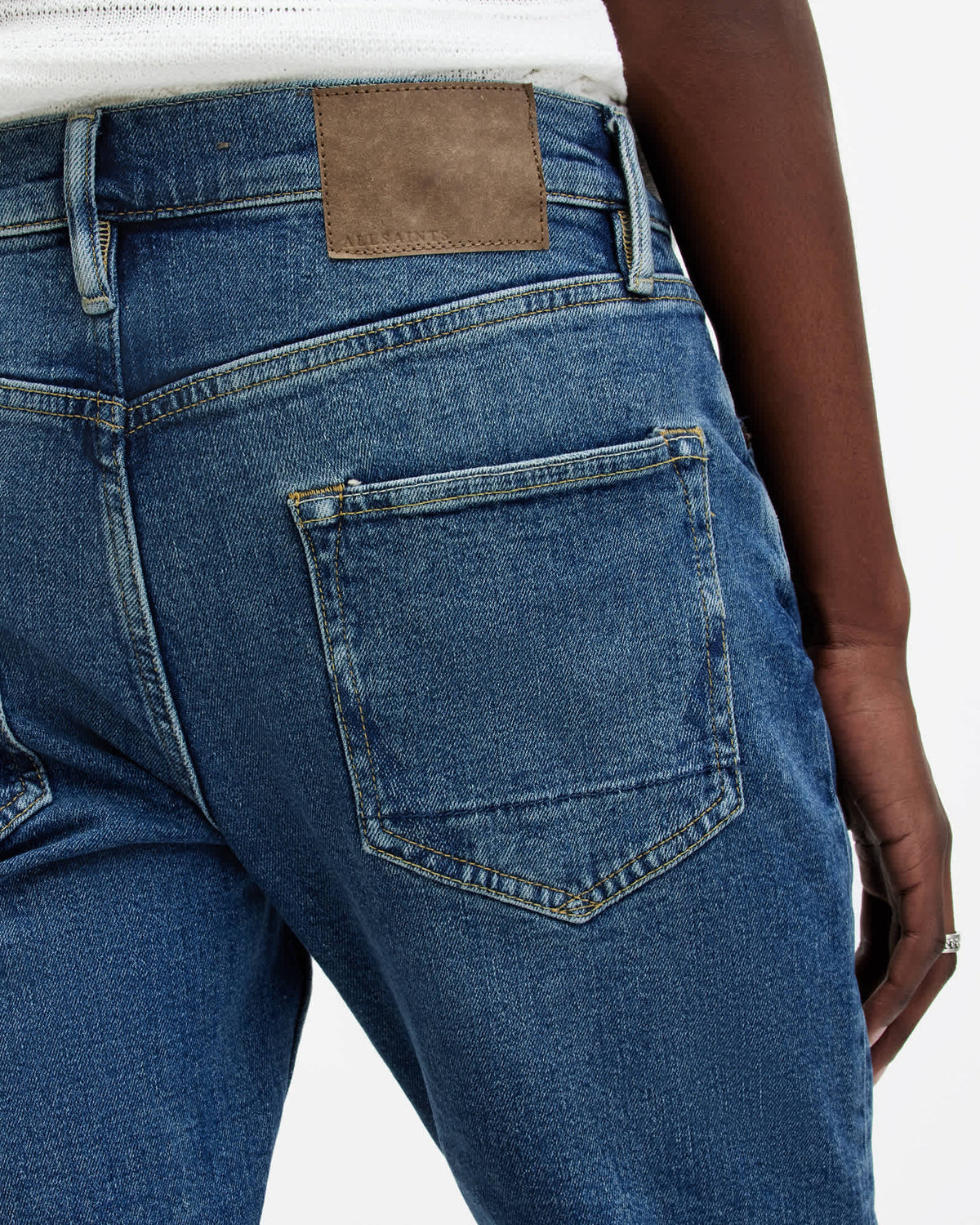 Rex Slim Fit Stretch Denim Jeans Dirty Indigo