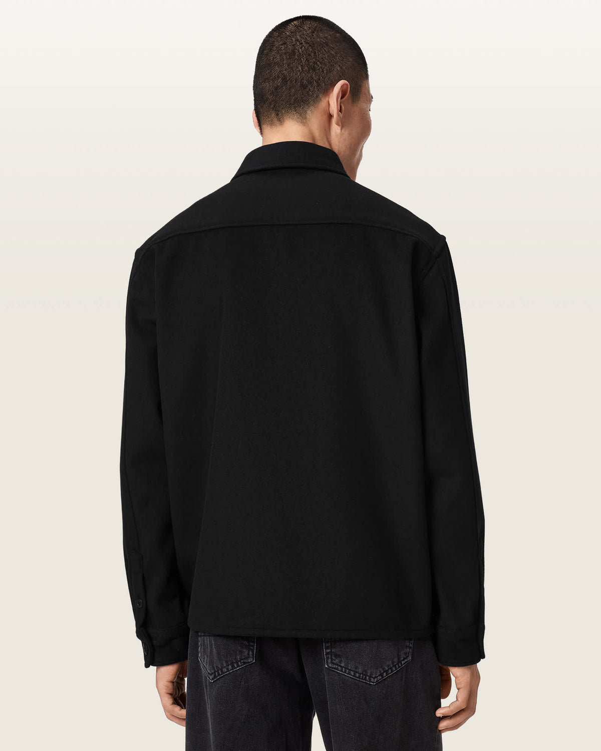 Palermo Long Sleeve Embroidered Shirt ORCA BLACK