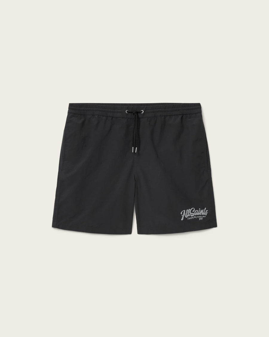 Odyssey Slim Fit Swim Shorts Washed Black