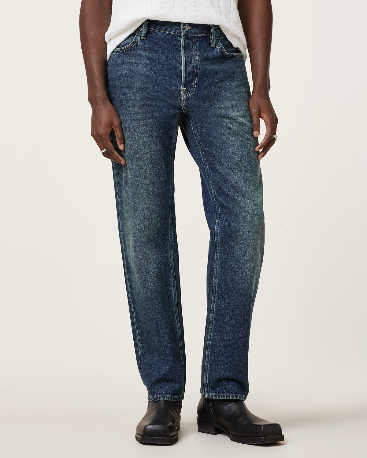 Reid Straight Fit Denim Jeans