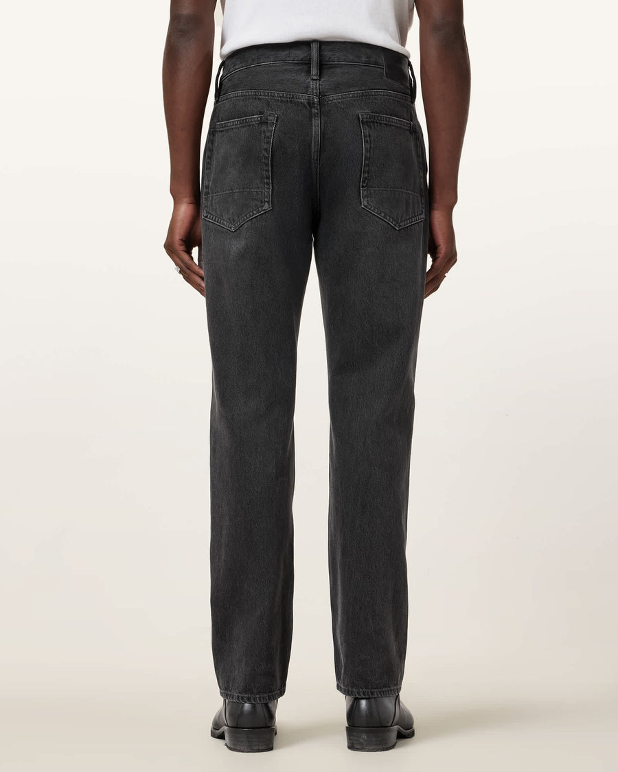 Reid Straight Fit Denim Jeans Black