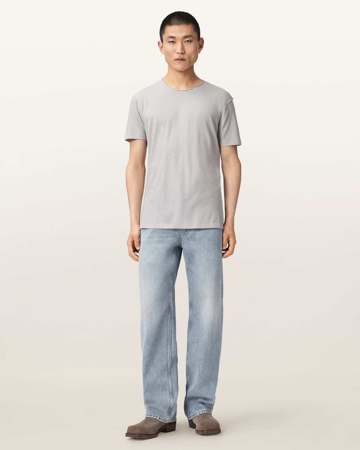 Figure Regular-Fit Cotton T-Shirt Pebble Grey