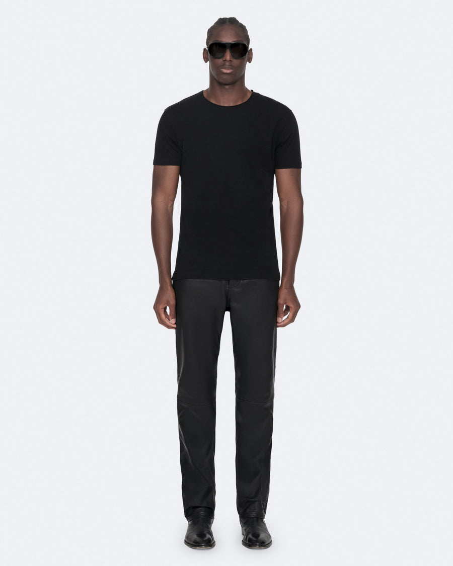 Figure Regular-Fit Cotton T-Shirt Jet Black