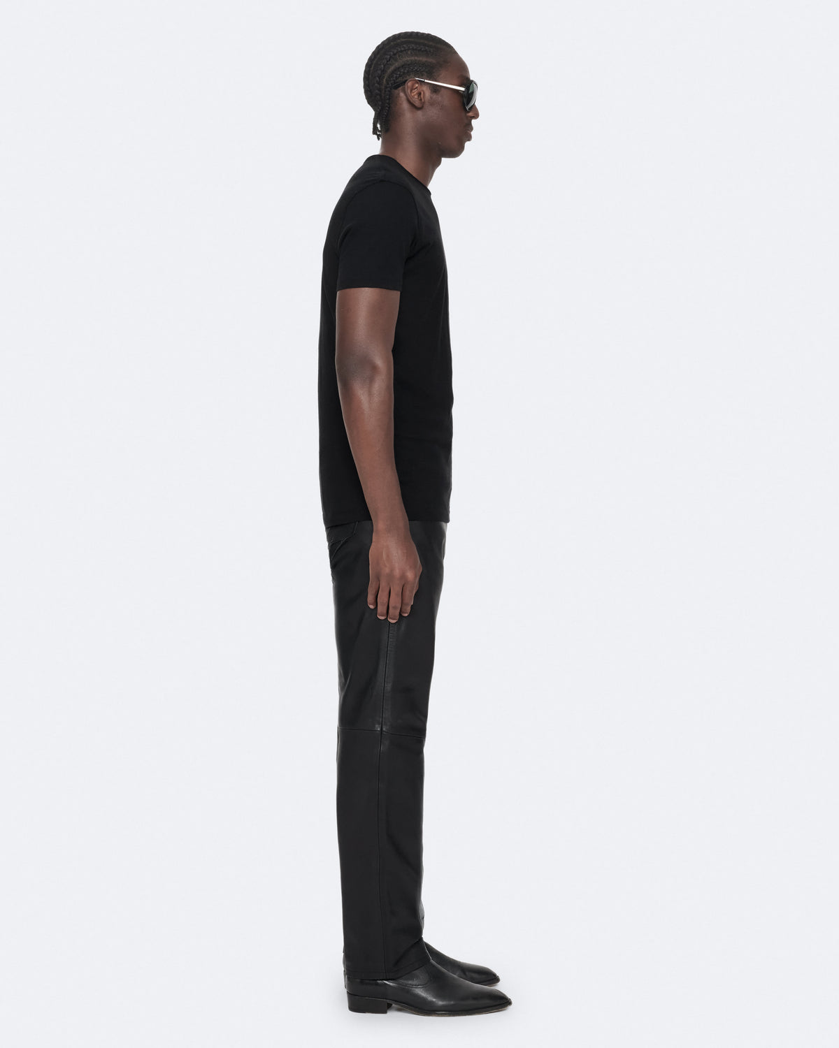 Figure Regular-Fit Cotton T-Shirt Jet Black