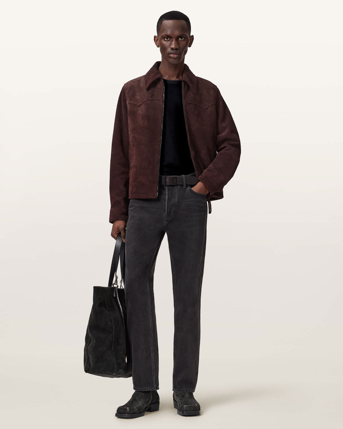 Dellcot Suede Jacket OXBLOOD RED
