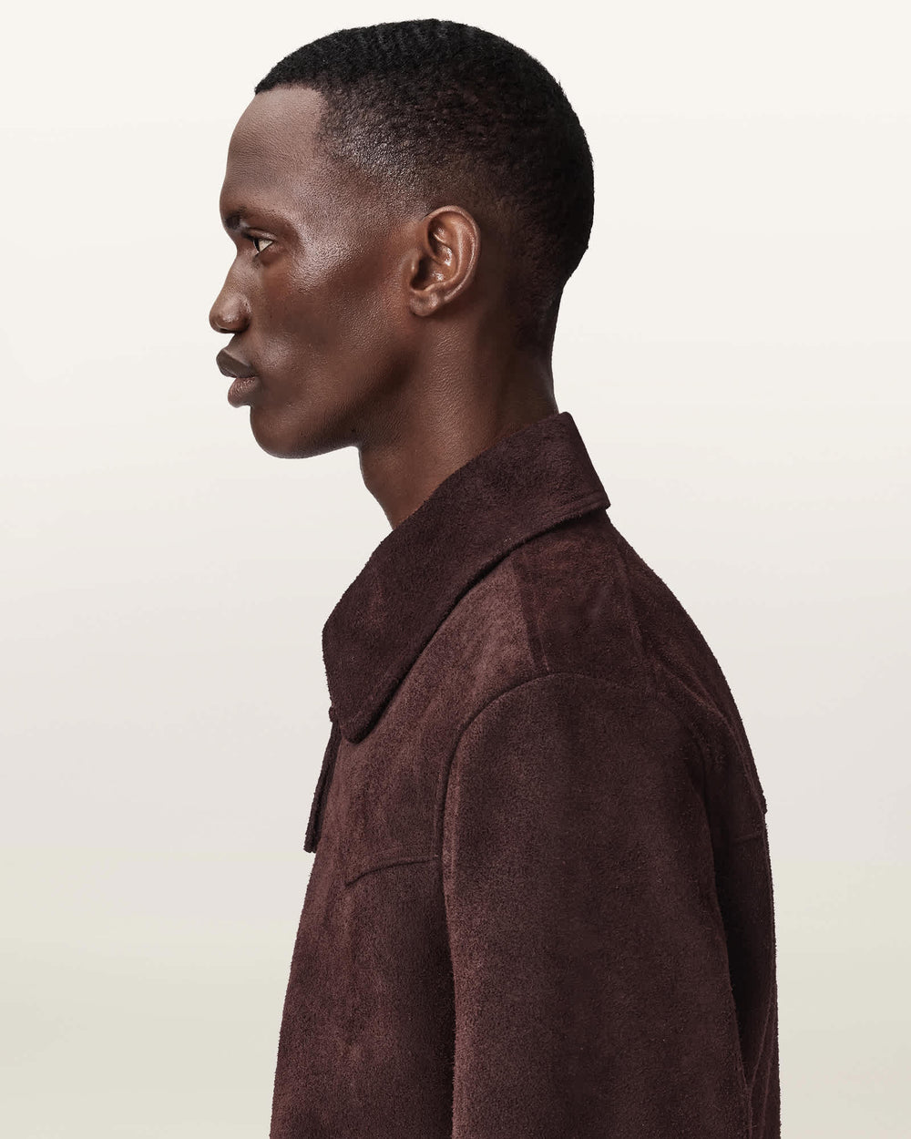 Red Jacket Normal Dellcot Suede Jacket | ALLSAINTS MÉXICO