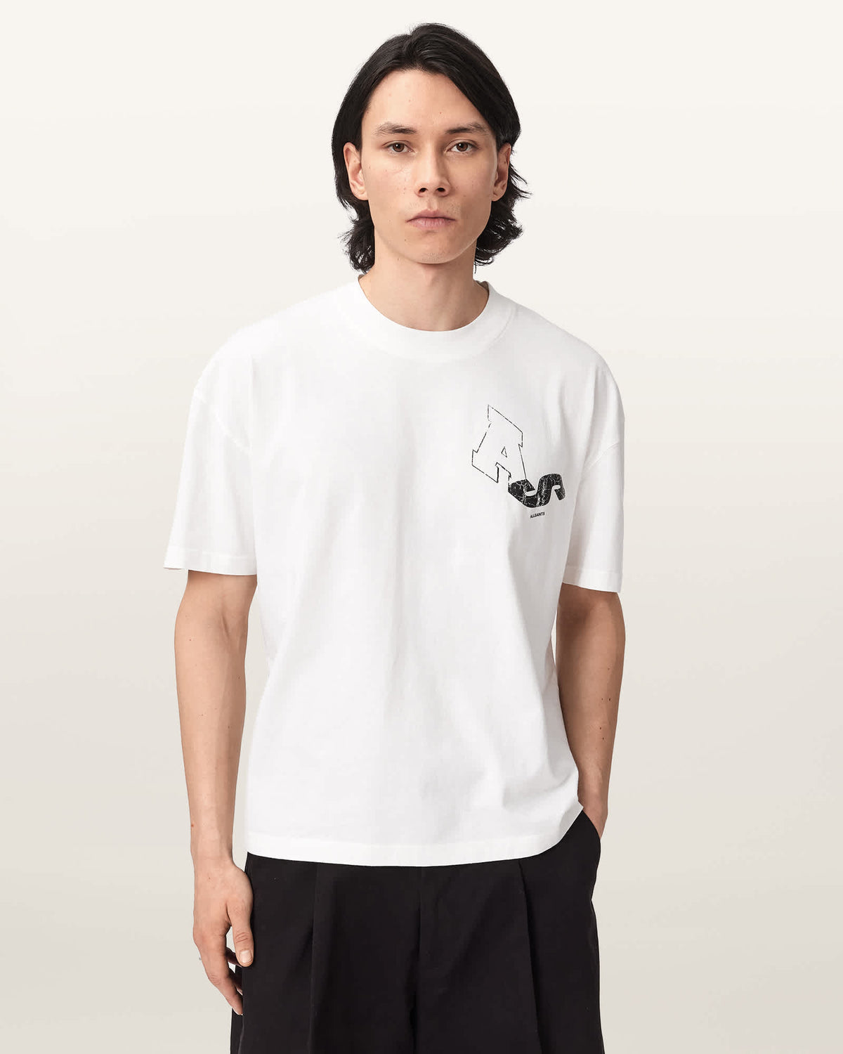 T SHIRT M027PF Chalk White