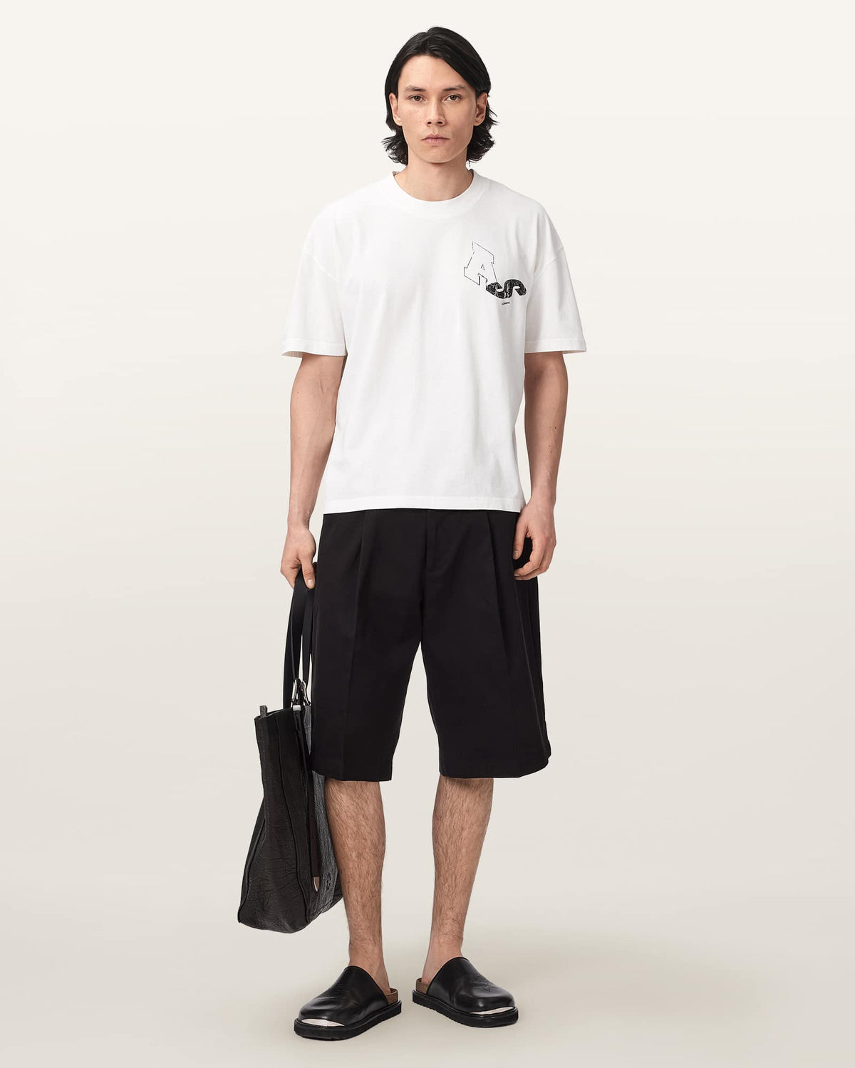 T SHIRT M027PF Chalk White