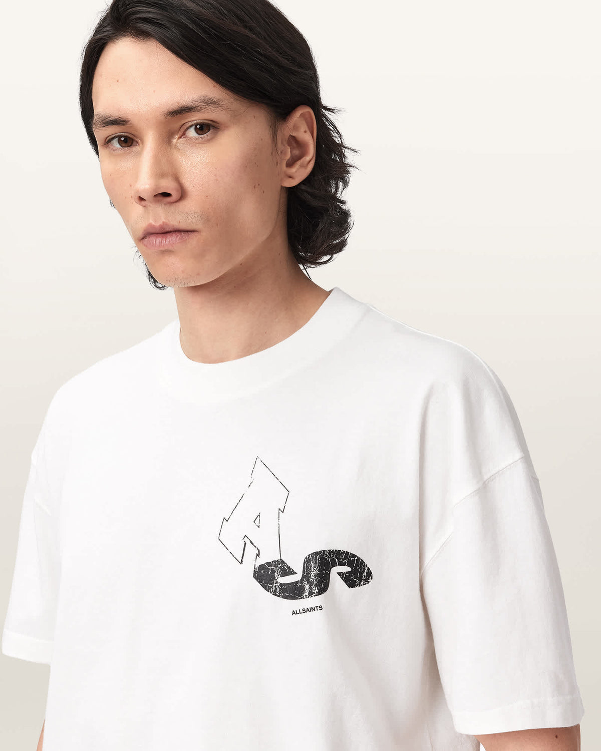 T SHIRT M027PF Chalk White