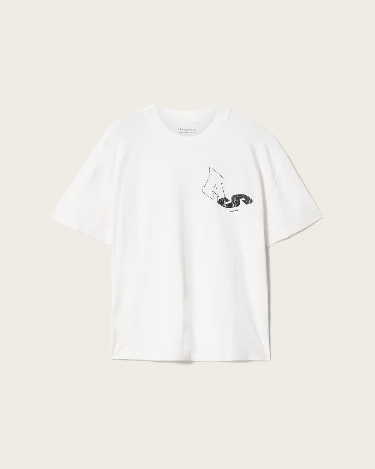 T SHIRT M027PF Chalk White
