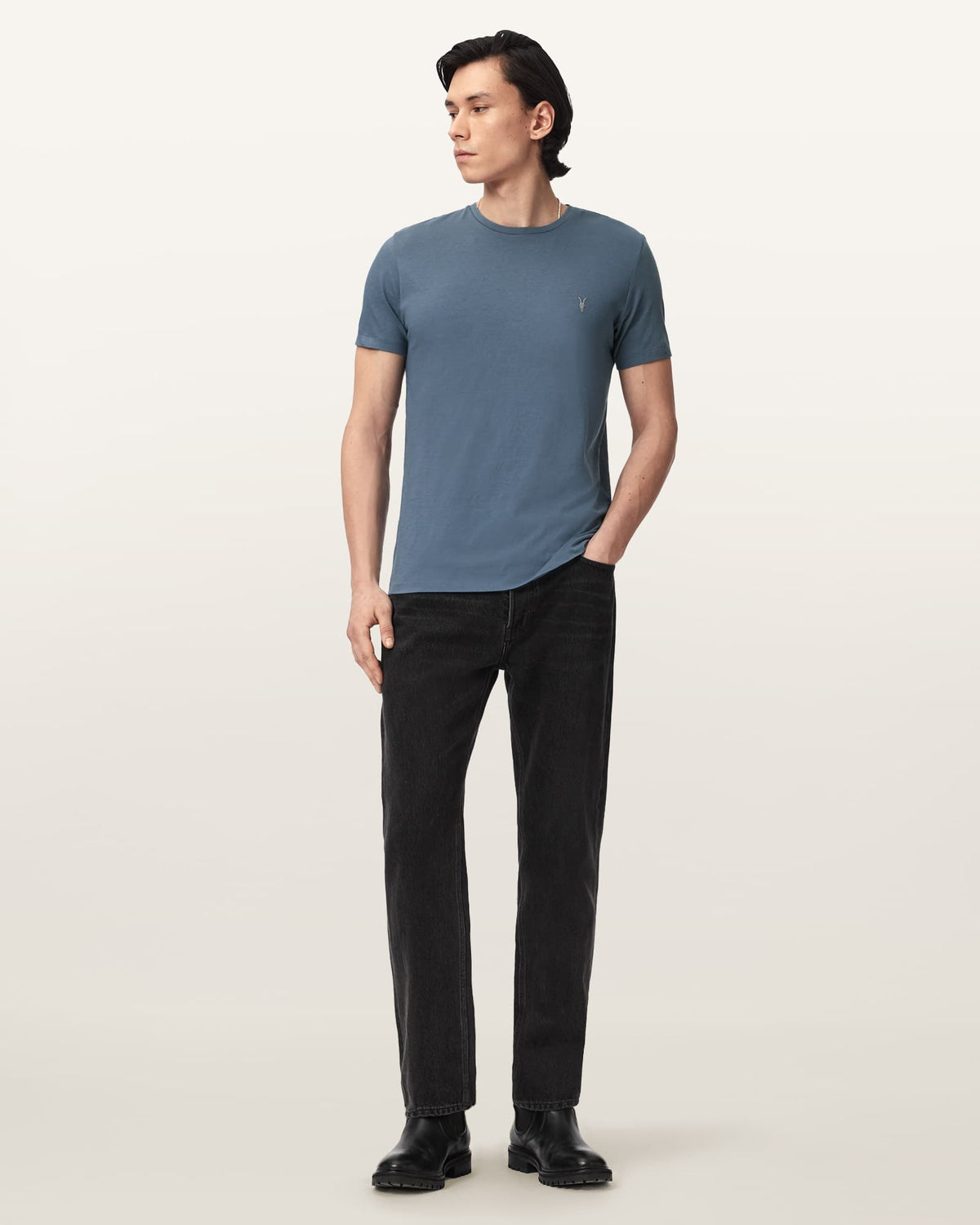 Tonic Slim-Fit Cotton T-Shirt WAVED BLUE