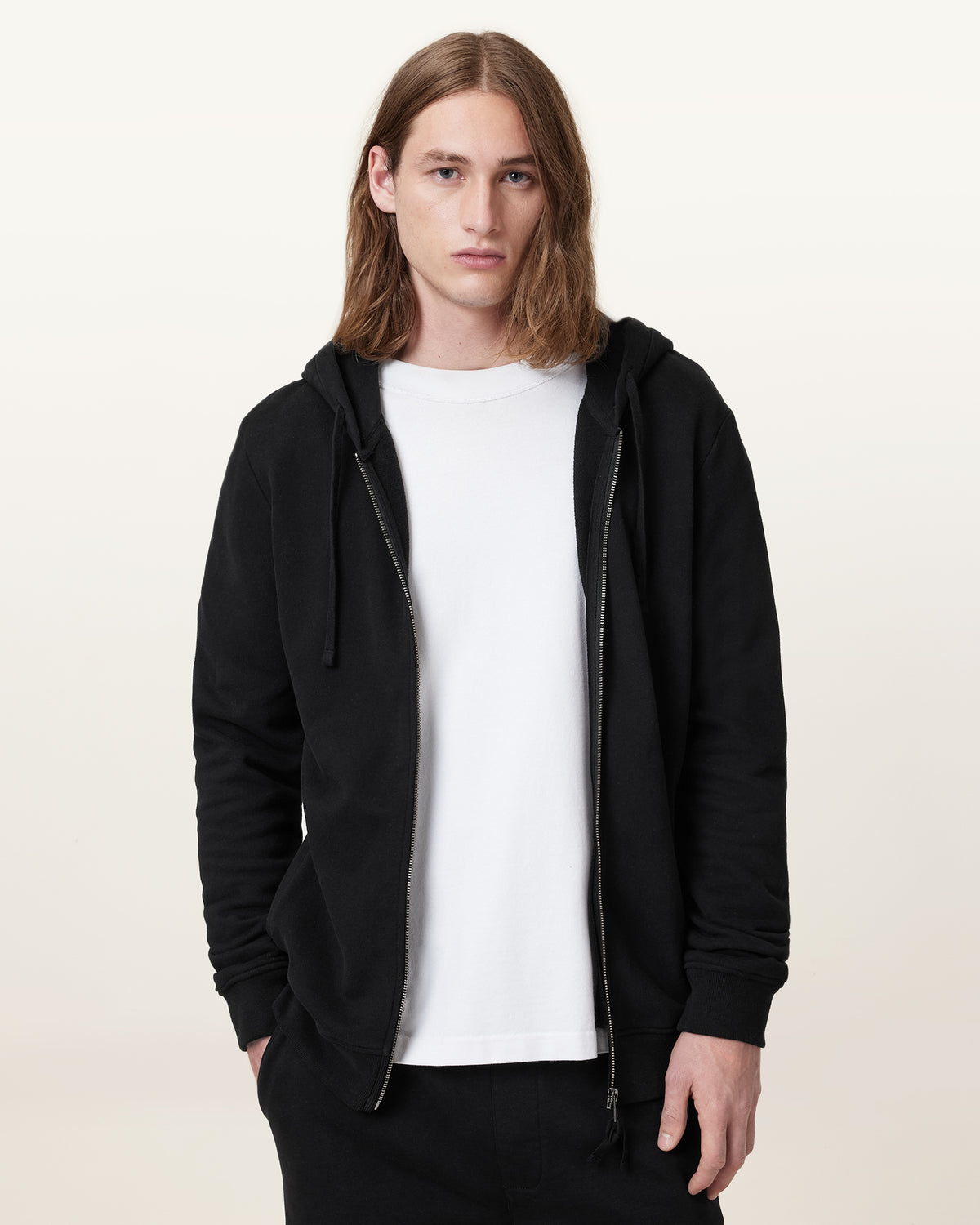 Raven Zip-Up Ramskull Hoodie