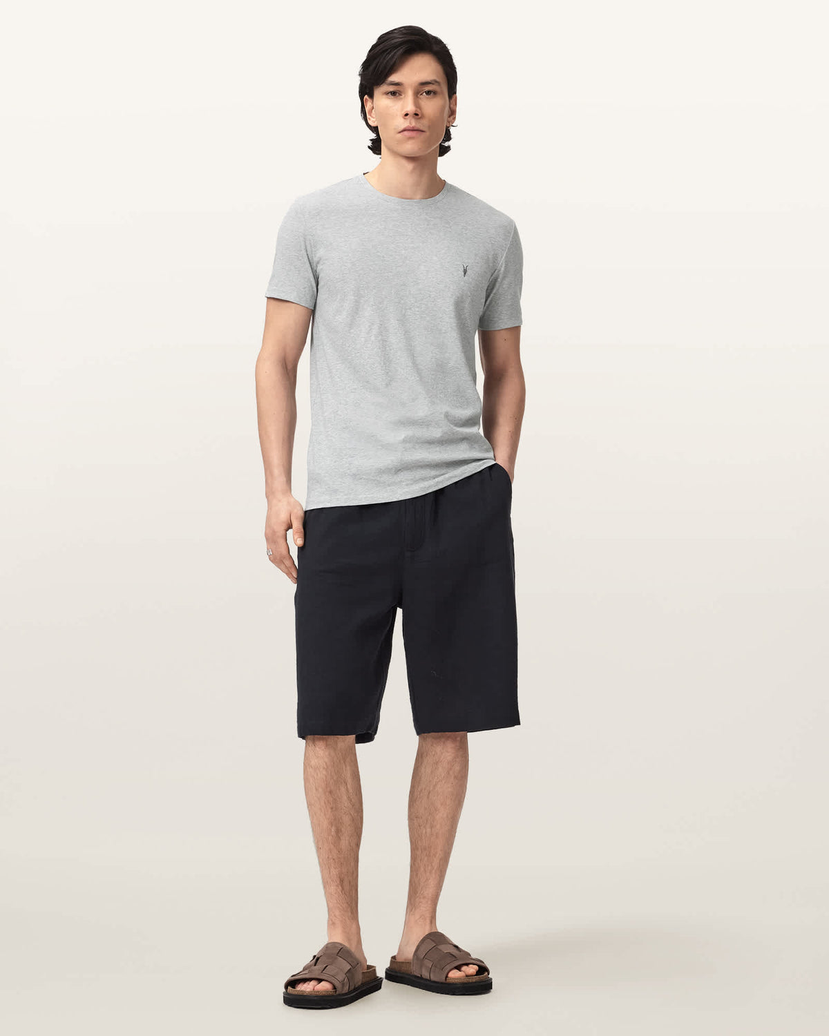 Tonic Cotton T-Shirt 3 Pack GREY/WHITE/GREEN