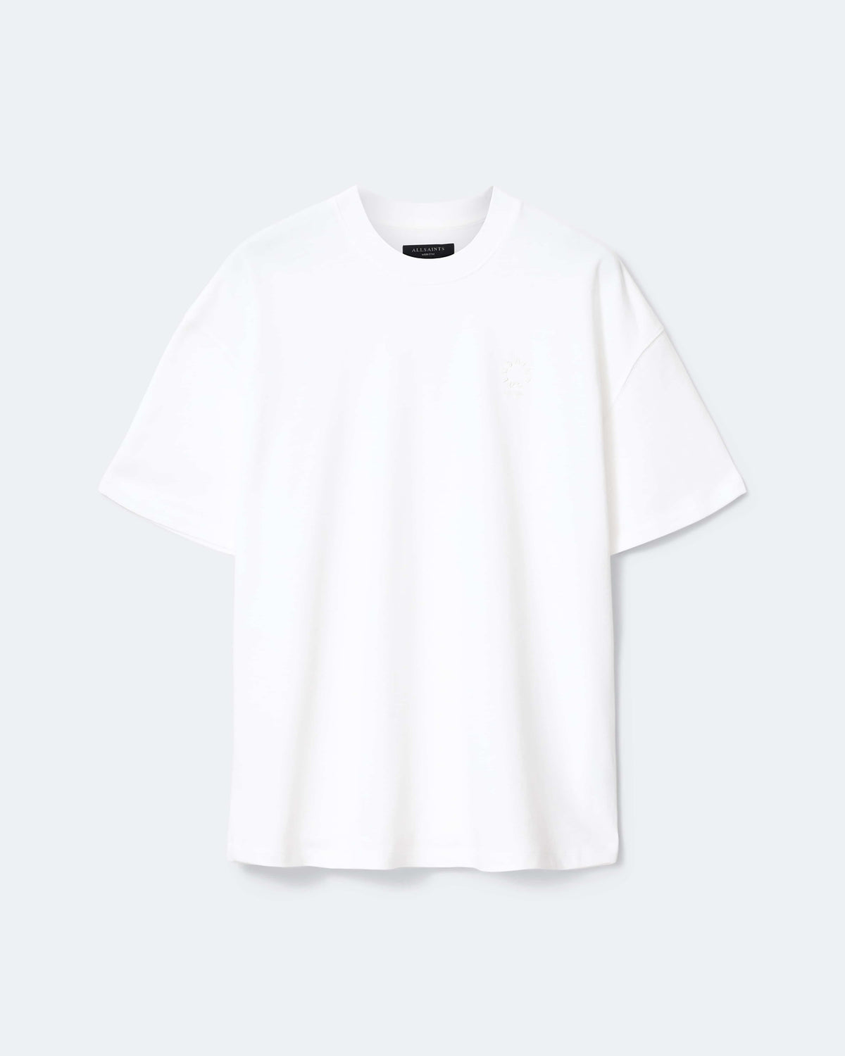 Haven Embroidered Logo Oversized T-Shirt ASHEN WHITE