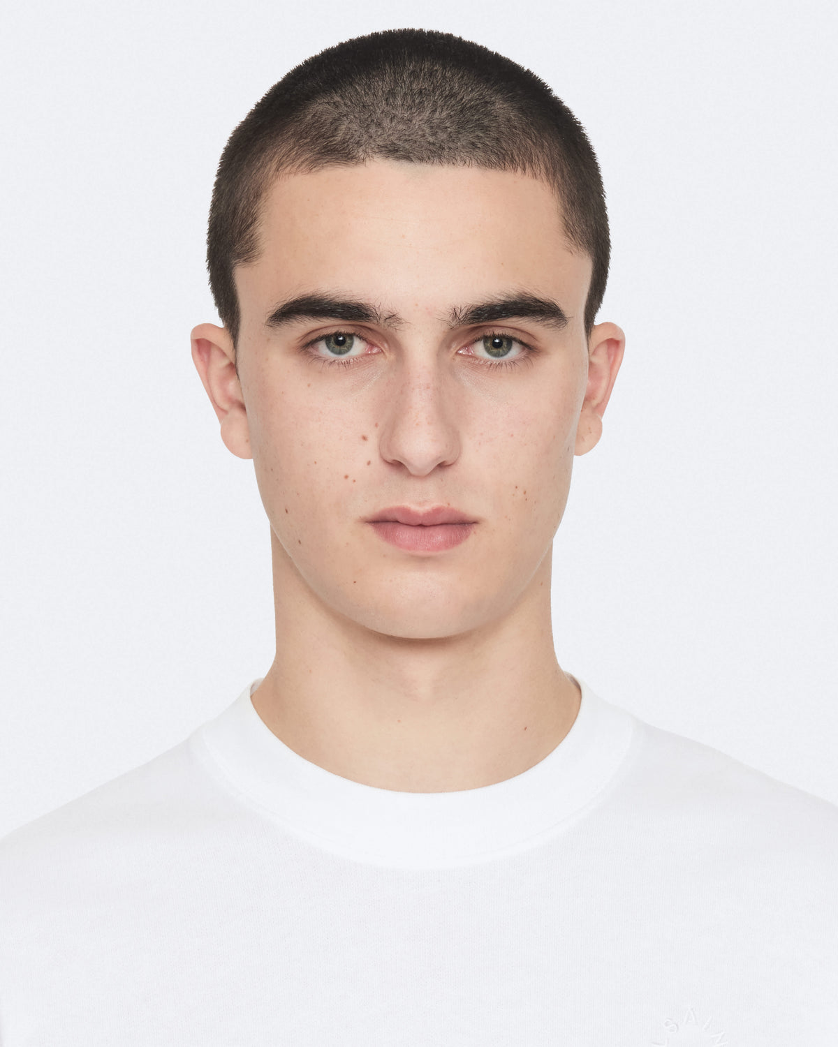 Haven Embroidered Logo Oversized T-Shirt ASHEN WHITE