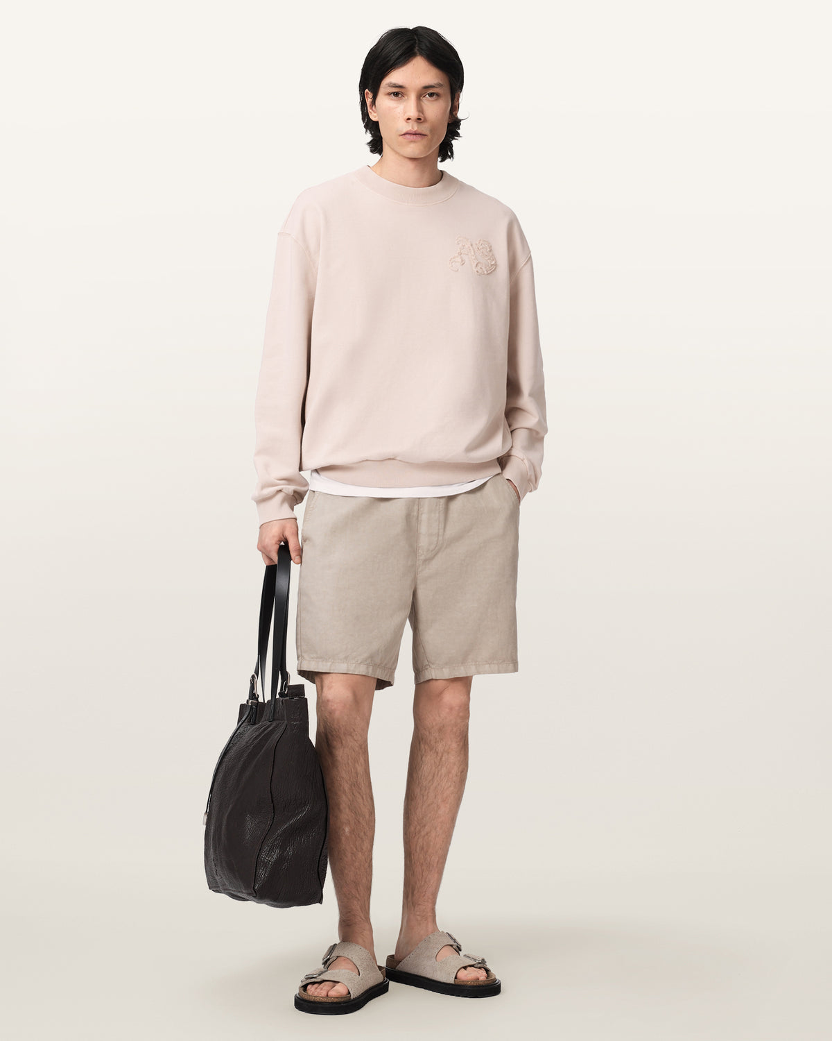 Insignia Crew Neck Cotton Sweatshirt