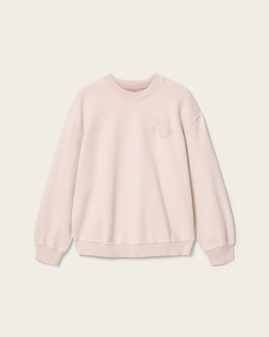 Insignia Crew Neck Cotton Sweatshirt CRYSTAL PINK