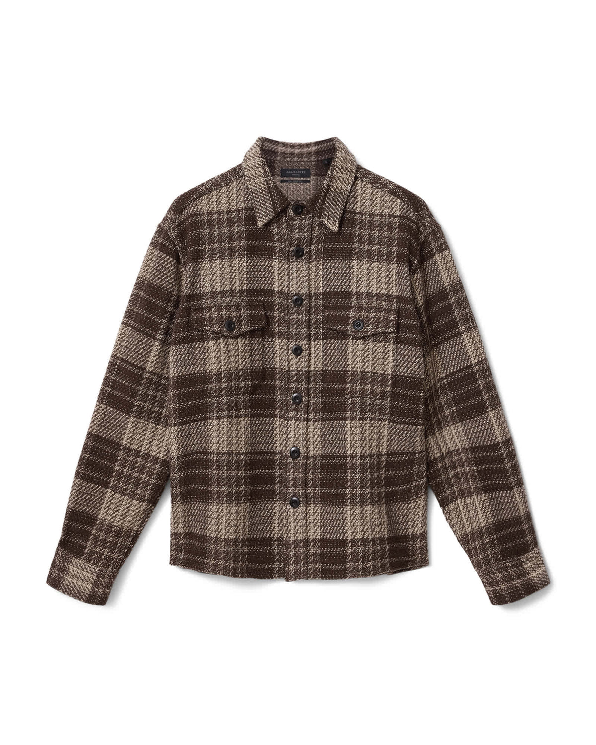 SHIRT M029SF HOT CHOC BROWN