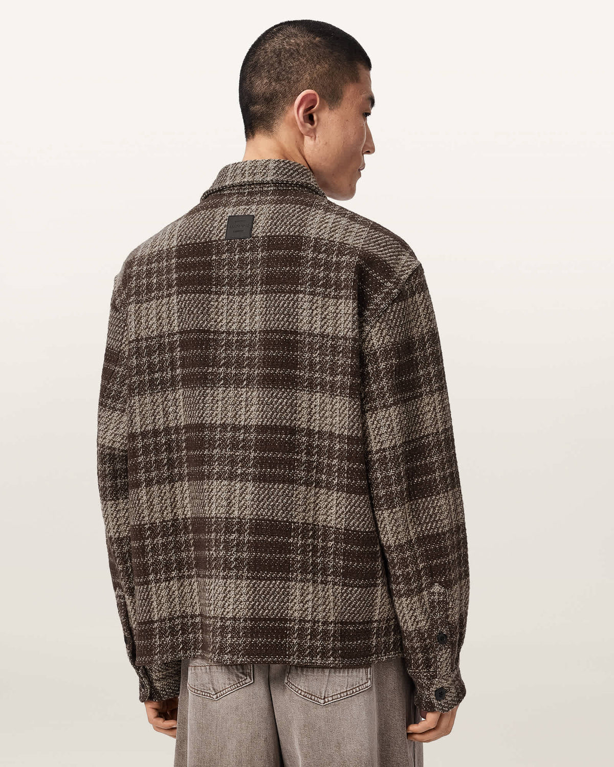 SHIRT M029SF HOT CHOC BROWN