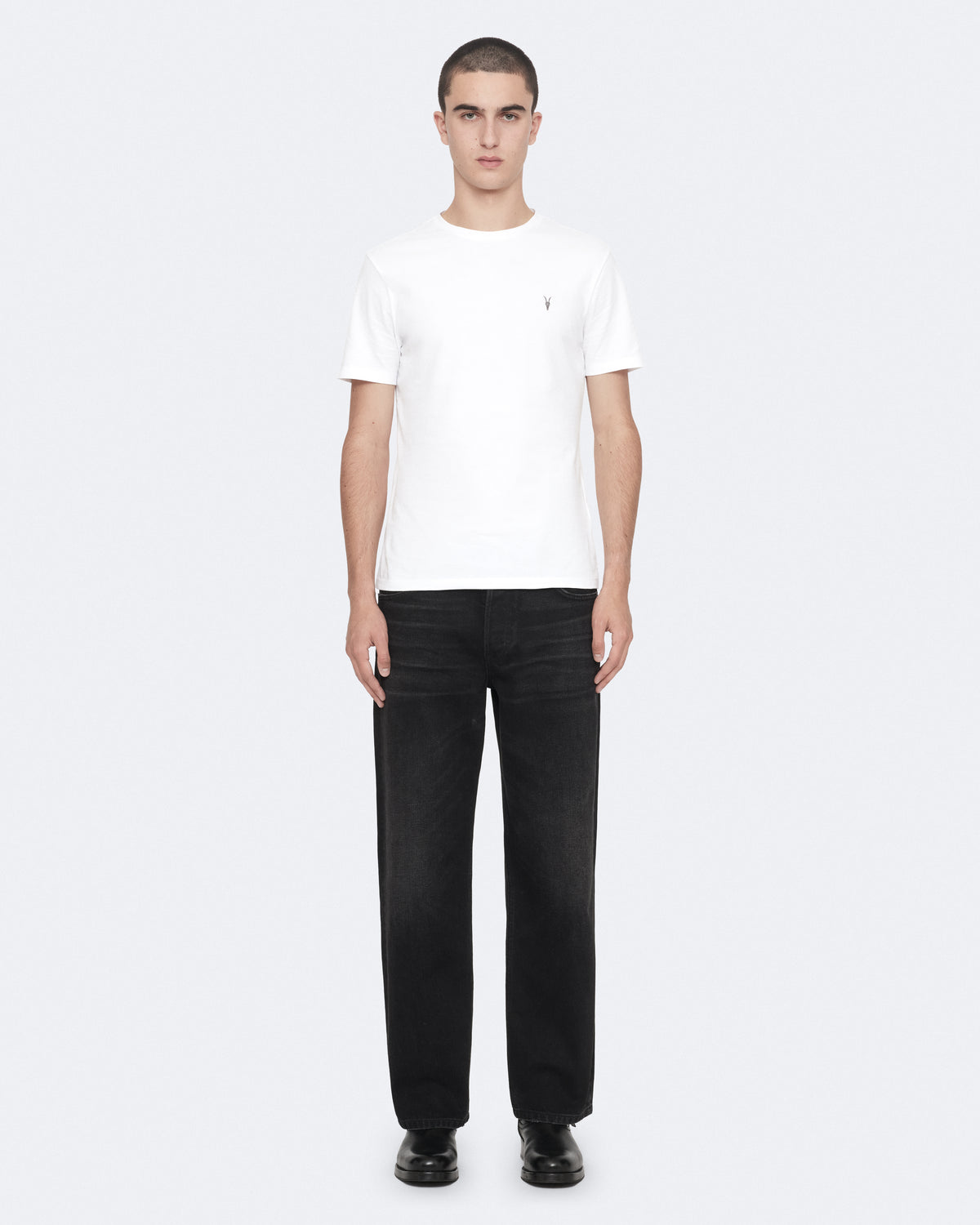 Brace Brushed Cotton Crew Neck T-Shirt