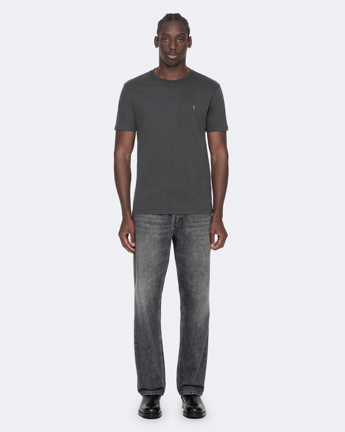 Brace Brushed Cotton Crew Neck T-Shirt