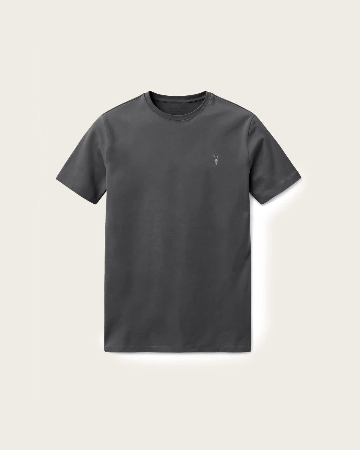 Brace Brushed Cotton Crew Neck T-Shirt CARTER GREY